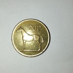 1994 Gold 20p Horse Coin